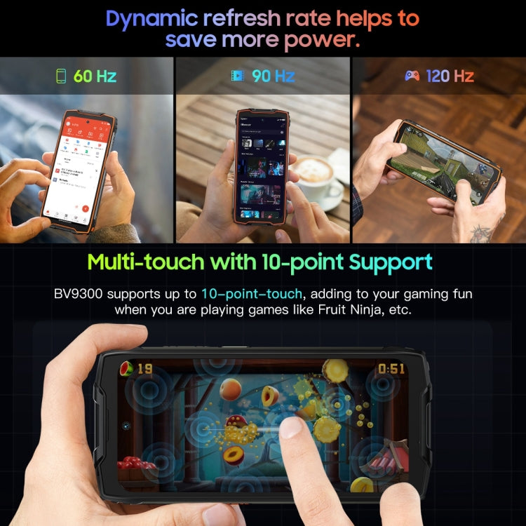 IP68/IP69K Waterproof Dustproof Shockproof, Triple Back Cameras, 15080mAh Battery, Side Fingerprint Identification, 6.7 inch Android 12 MediaTek Helio G99 MT6789V/CD Octa Core up to 2.2GHz, OTG, NFC, Network: 4G, Flashlight, Global Version with Google ...
