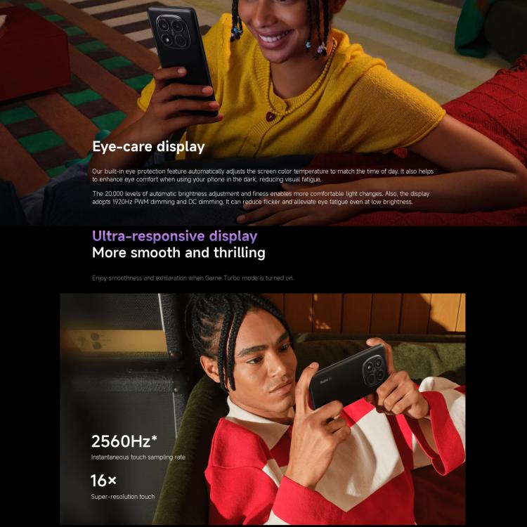 Xiaomi Redmi Note 14 Pro 5G Global, 8GB+256GB, In-screen Fingerprint, 6.67 inch Xiaomi HyperOS MediaTek Dimensity 7300-Ultra Octa Core, NFC, Network: 5G