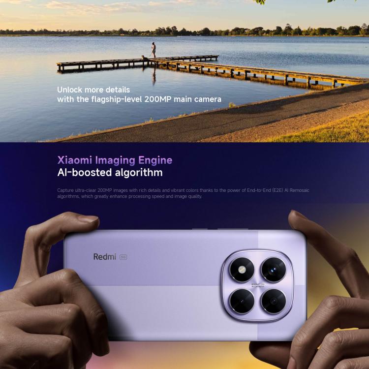 Xiaomi Redmi Note 14 Pro 5G Global, 8GB+256GB, In-screen Fingerprint, 6.67 inch Xiaomi HyperOS MediaTek Dimensity 7300-Ultra Octa Core, NFC, Network: 5G